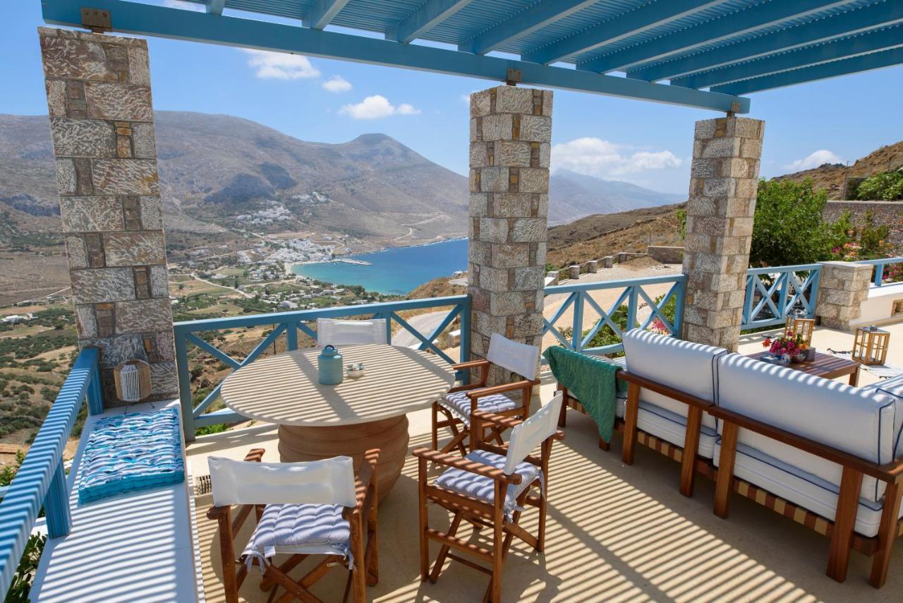 Tholariani Villas アモルゴス島 エクステリア 写真