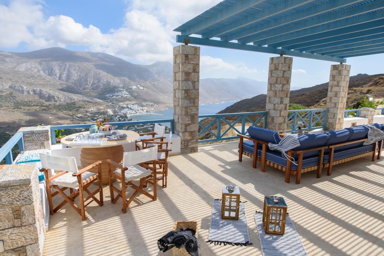 Tholariani Villas アモルゴス島 エクステリア 写真