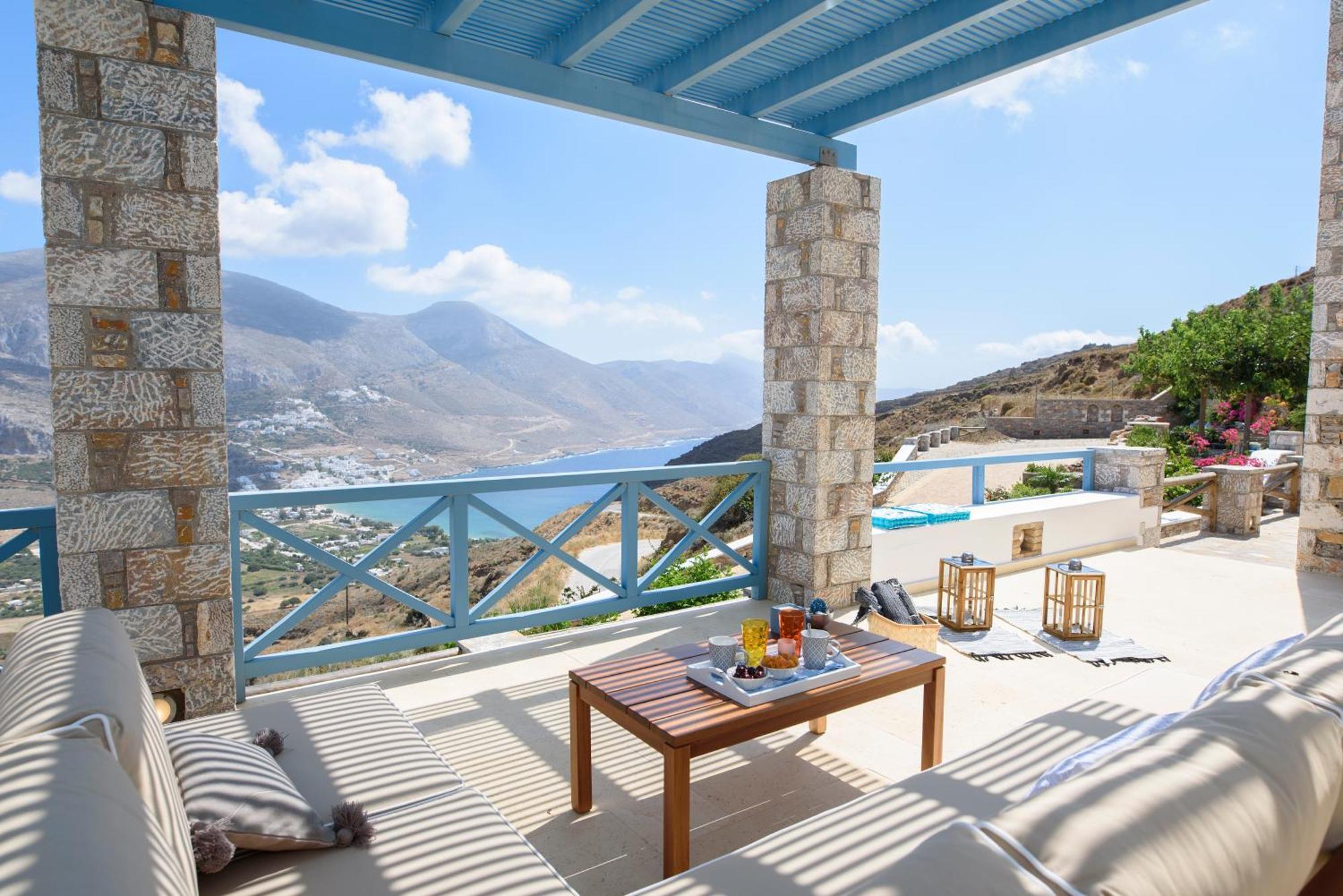 Tholariani Villas アモルゴス島 エクステリア 写真